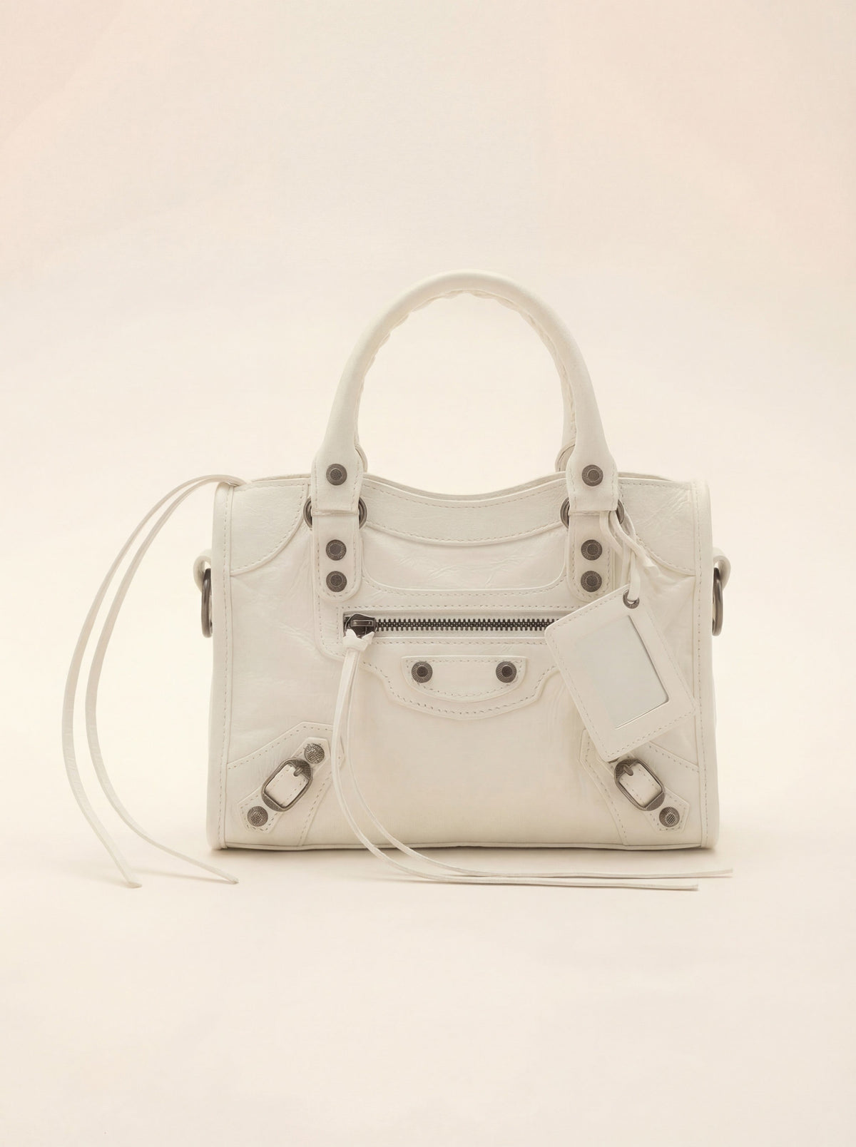 Chic White Mini Muse Bag
