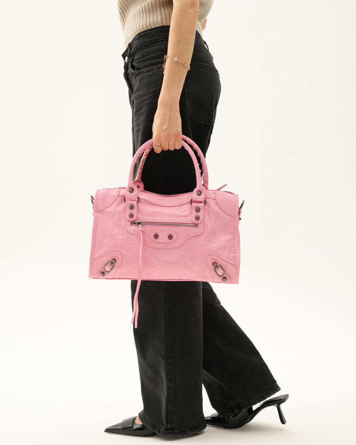 Medium Baby Pink Muse Bag