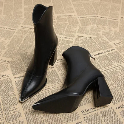 Celeste | Chrome Tip Boots