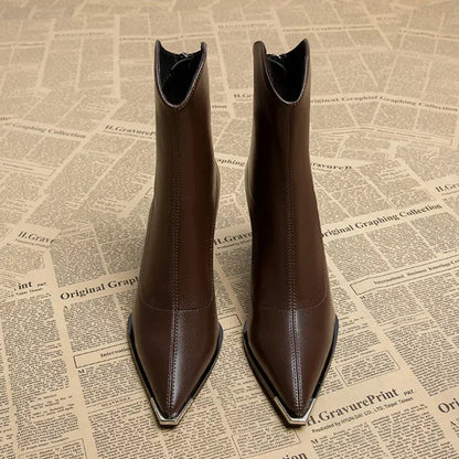 Celeste | Chrome Tip Boots