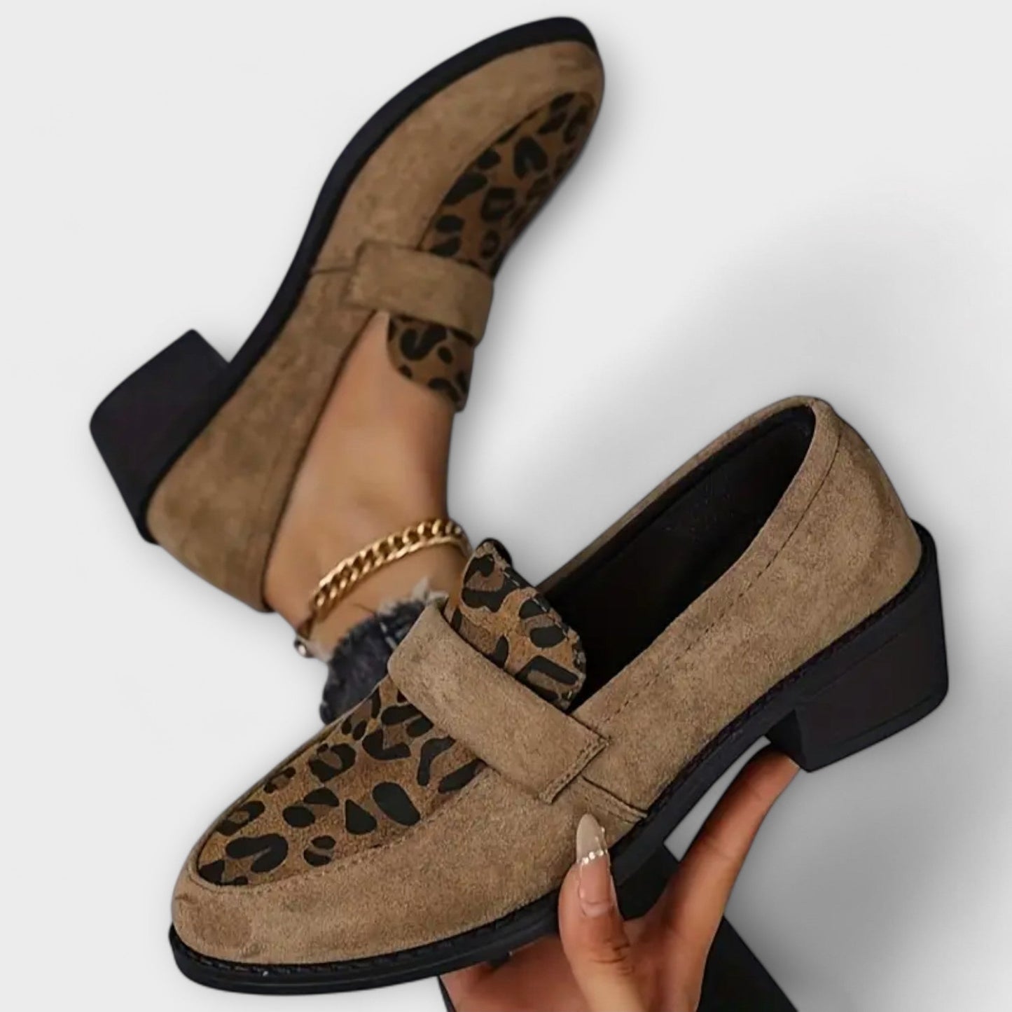 Aurora - Elegant Leopard Print Shoes for Women