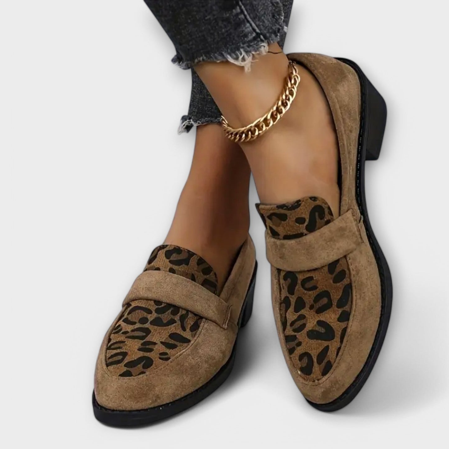 Aurora - Elegant Leopard Print Shoes for Women