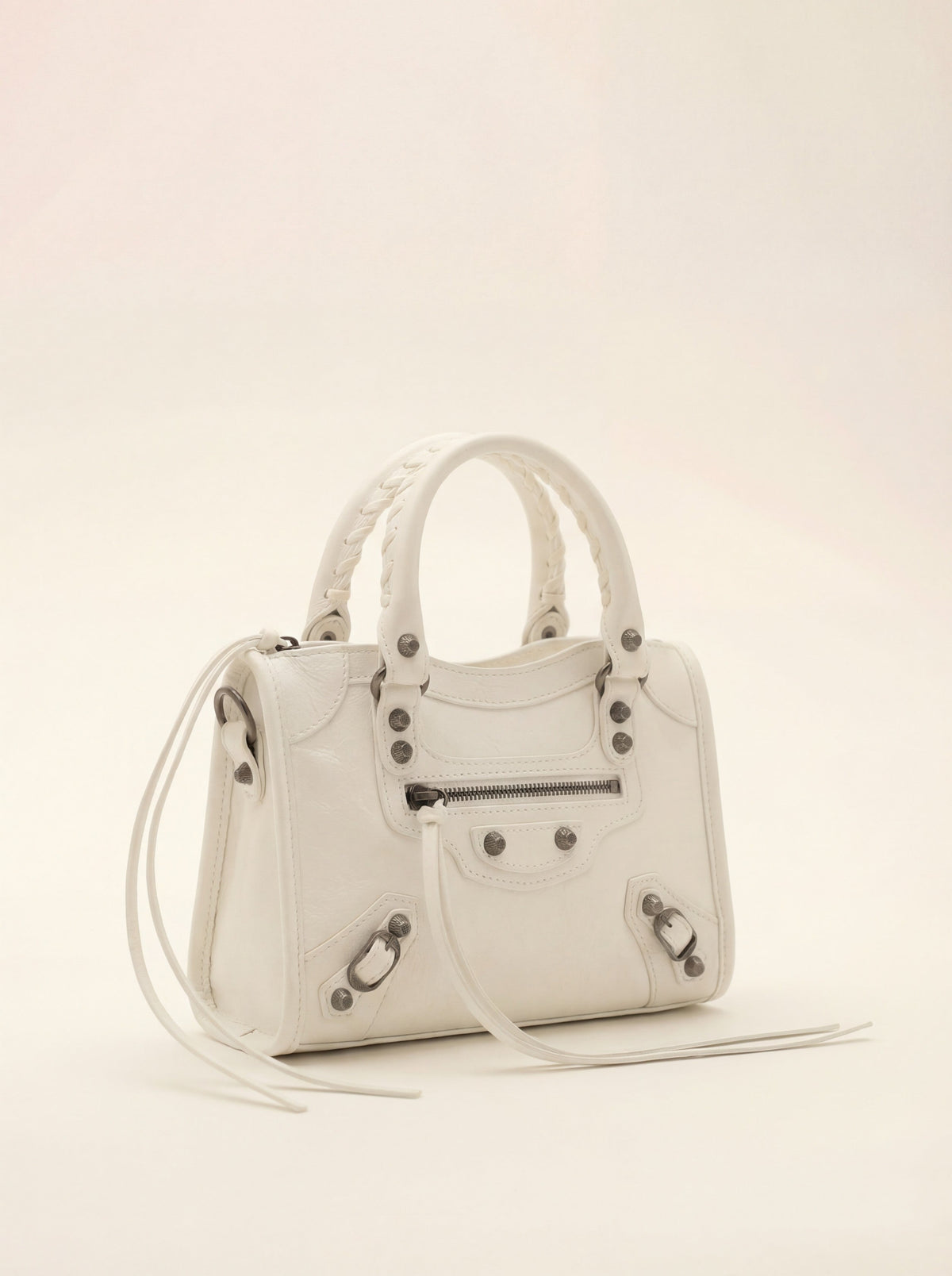 Chic White Mini Muse Bag